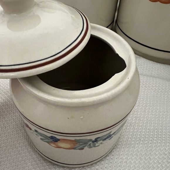Corelle Coordinates Abundance 4PCS Stoneware Canister Set - Picture 7 of 7